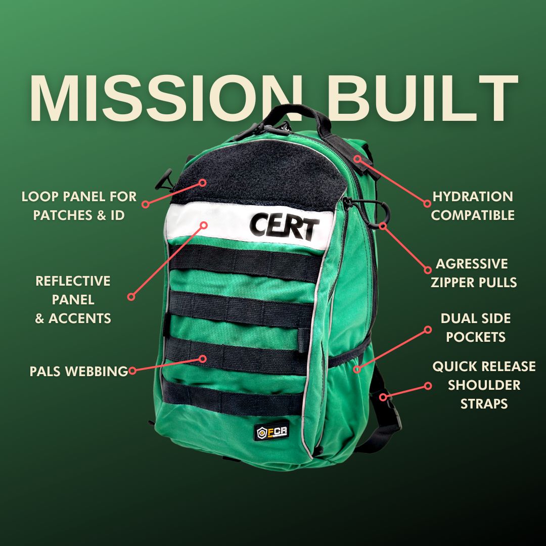 Mayday Deluxe CERT Backpack with Logo - CERT Kits Supplies